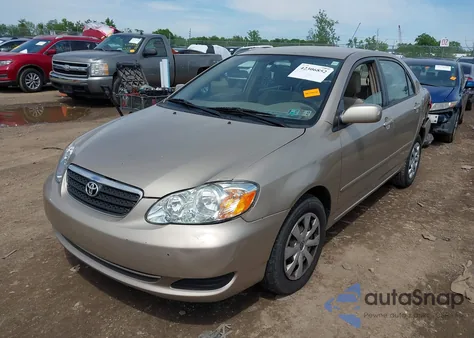 2006 Toyota Corolla Le из США, поврежденный, VIN 2T1BR30E46C572358